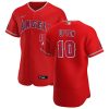 Impressive Los Angeles Angels #10 Justin Upton Men's Nike Red Alternate 2020 Authentic Player MLB Jersey