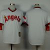 Superb Angels of Anaheim Blank White 1980 Turn Back The Clock Stitched MLB Jersey