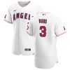 Outstanding Los Angeles Angels #3 Taylor Ward Men's Nike White Home 2020 Authentic Player MLB Jersey