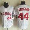 HighQuality Mitchell and Ness Angels of Anaheim #44 Reggie Jackson White Stitched MLB Jersey
