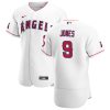 Amazing Los Angeles Angels #9 Jahmai Jones Men's Nike White Home 2020 Authentic Player MLB Jersey