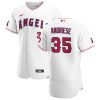 Delightful Los Angeles Angels #35 Matt Andriese Men's Nike White Home 2020 Authentic Player MLB Jersey