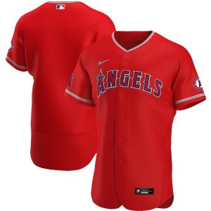 Impressive Los Angeles Angels Nike Red Alternate 2020 Authentic Team Jersey