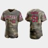 Superb Los Angeles Angels #51 Jaime Barria Men's Nike 2021 Armed Forces Day Authentic MLB Jersey  Camo