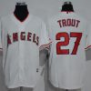 HighQuality Angels of Anaheim #27 Mike Trout White New Cool Base Stitched MLB Jersey