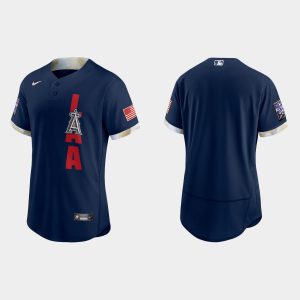 Stunning Los Angeles Angels 2021 MLB All Star Game Authentic Navy Jersey