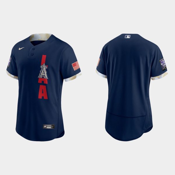 Stunning Los Angeles Angels 2021 MLB All Star Game Authentic Navy Jersey