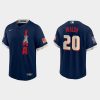 Delightful Los Angeles Angels #20 Jared Walsh 2021 MLB All Star Game Fan's Version Navy Jersey