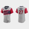Fantastic Los Angeles Angels #27 Mike Trout Men's Nike Gray 2021 Little League Classic Authentic MLB Jersey