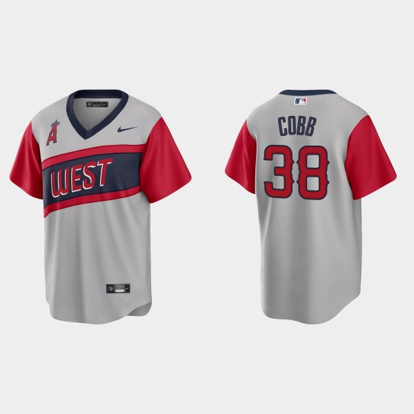 Fantastic Los Angeles Angels #38 Alex Cobb Men's Nike Gray 2021 Little League Classic Game MLB Jersey