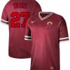 Impressive Nike Angels of Anaheim #27 Mike Trout Red Authentic Cooperstown Collection Stitched MLB Jersey
