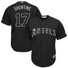 Outstanding Angels of Anaheim #17 Shohei Ohtani Black Showtime Players Weekend Cool Base Stitched MLB Jersey