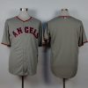 Stunning Angels of Anaheim Blank Grey 1965 Turn Back The Clock Stitched MLB Jersey