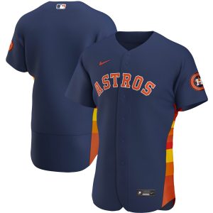 Amazing Houston Astros Men's Nike Navy Alternate 2020 Authentic Official Team MLB Jersey