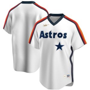Impressive Houston Astros Nike Home Cooperstown Collection Player MLB Jersey White
