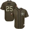 Impressive Astros #25 Jose Cruz Green Salute to Service Stitched MLB Jersey