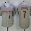 Impressive Astros #7 Craig Biggio Grey 2006 Turn Back The Clock Stitched MLB Jersey