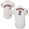 Fantastic Astros #2 Alex Bregman White Flexbase Authentic Collection 2019 World Series Bound Stitched MLB Jersey
