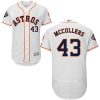 Outstanding Astros #43 Lance McCullers White Flexbase Authentic Collection 2019 World Series Bound Stitched MLB Jersey
