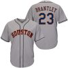 Amazing Astros #23 Michael Brantley Grey New Cool Base Stitched MLB Jersey