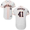 Premium Astros #41 Brad Peacock White Flexbase Authentic Collection 2019 World Series Bound Stitched MLB Jersey
