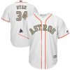 Delightful Astros #34 Nolan Ryan White 2018 Gold Program Cool Base Stitched MLB Jersey