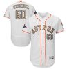 Exceptional Astros #60 Dallas Keuchel White FlexBase Authentic 2018 Gold Program Cool Base Stitched MLB Jersey
