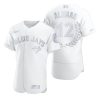 Fantastic Toronto Blue Jays #12 Roberto Alomar Men's Nike Platinum MLB MVP Limited Player Edition Jersey