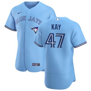 Superb Toronto Blue Jays #47 Anthony Kay Men's Nike Light Blue Alternate 2020 Authentic Player MLB Jersey