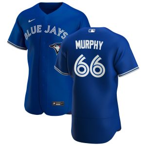 Superb Toronto Blue Jays #66 Patrick Murphy Men's Nike Royal Alternate 2020 Authentic Player MLB Jersey