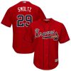 Outstanding Braves #29 John Smoltz Red Cool Base Stitched MLB Jersey
