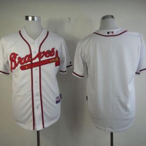 Exceptional Braves Blank White Cool Base Stitched MLB Jersey