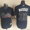 Premium Braves #31 Greg Maddux Blue New Cool Base Stitched MLB Jersey