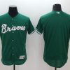 Premium Braves Blank Green Celtic Flexbase Authentic Collection Stitched MLB Jersey