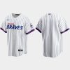 Superb Atlanta Braves Blank White Men's Nike 2021 City Connect Replica MLB Jersey