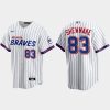 HighQuality Atlanta Braves #83 Braden Shewmake White Men's Nike 2021 City Connect Replica MLB Jersey