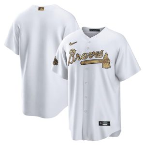 Outstanding Atlanta Braves Blank Men's Nike White 2022 MLB All Star Game Replica Jersey