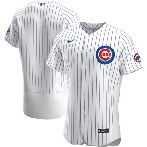 Fantastic Chicago Cubs Men's Nike White Home 2020 Authentic Official Team MLB Jersey