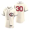 Impressive Chicago Cubs #30 Alec Mills Men's 2022 Field of Dreams MLB Authentic Jersey   Cream