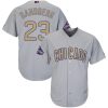Impressive Cubs #23 Ryne Sandberg Grey 2017 Gold Program Cool Base Stitched MLB Jersey