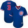 Stunning Cubs #3 David Ross Blue Flexbase Authentic Collection Cooperstown Stitched MLB Jersey