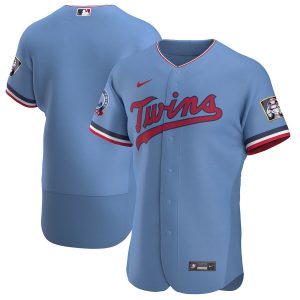 Amazing Minnesota Twins Men's Nike Light Blue Alternate 2020 Authentic Team MLB Jersey