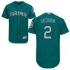 Premium Mariners #2 Jean Segura Green Flexbase Authentic Collection Stitched MLB Jersey