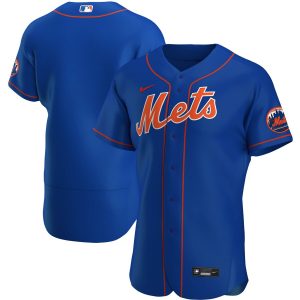 Impressive New York Mets Men's Nike Royal Alternate 2020 Authentic Official Team Name MLB Jersey