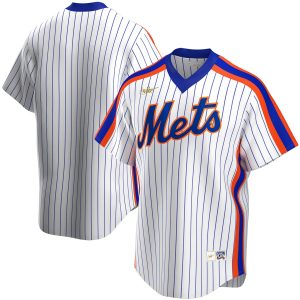 Exceptional New York Mets Nike Home Cooperstown Collection Team MLB Jersey White