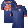 Amazing Nike Mets #48 Jacob DeGrom Royal Authentic Cooperstown Collection Stitched MLB Jersey