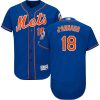 Premium Mets #18 Travis d'Arnaud Blue Flexbase Authentic Collection Stitched MLB Jersey