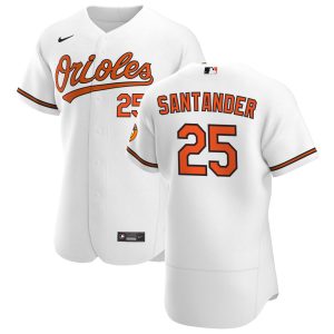 Premium Baltimore Orioles #25 Anthony Santander Men's Nike White Home 2020 Authentic Player MLB Jersey