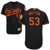 HighQuality Orioles #53 Zach Britton Black Flexbase Authentic Collection Stitched MLB Jersey