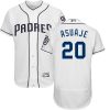 Premium Padres #20 Carlos Asuaje White Flexbase Authentic Collection Stitched MLB Jersey